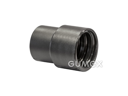 Endung 241 AS, 75mm, für AIRDUC 350, 351, 355, 341, 345, TIMBERDUC 533, antistatisch,Pre-PUR,schwarz, 